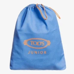 Tods Navy Blue Suede Leather Moccasins Hot