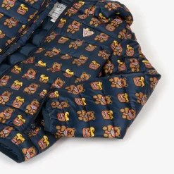 Guess Navy Blue Teddy Bear Puffer Jacket Discount