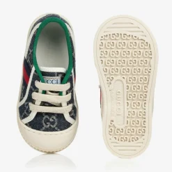 Gucci Navy Blue Tennis 1977 Trainers Hot