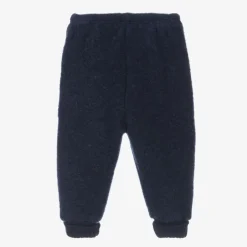 Joha Navy Blue Thermal Wool Joggers New