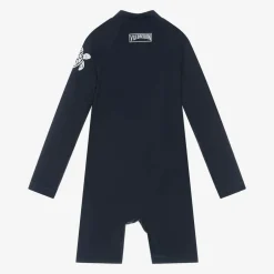 Vilebrequin Navy Blue Turtle Print Sun Suit (UPF50+) Outlet