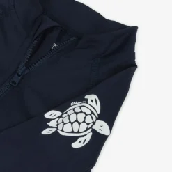 Vilebrequin Navy Blue Turtle Print Sun Suit (UPF50+) Outlet
