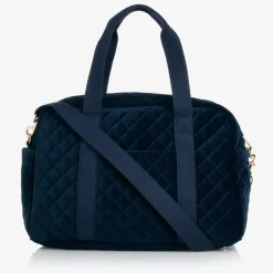Milledeux Navy Blue Velvet Changing Bag (45cm) Outlet