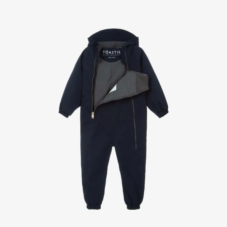Töastie Navy Blue Waterproof Puddlesuit