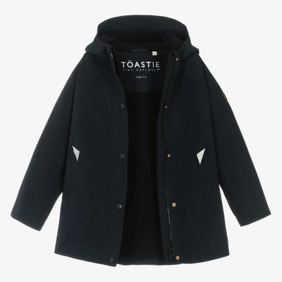 Töastie Navy Blue Waterproof Raincoat Clearance