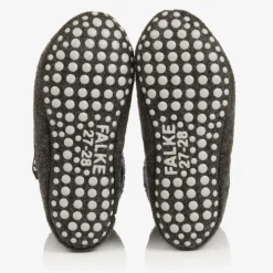 Falke Navy Blue Wool Slipper Socks