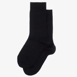 Falke Navy Blue Wool Socks Best
