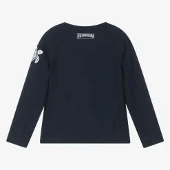 Vilebrequin Navy Blue Zip-Up Swim Top (UPF50+) Hot