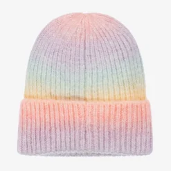 Bowtique London Ombre Rainbow Knit Beanie Hot