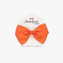 Bowtique London Orange Bow Hair Clip (10cm) Autumnorange Online