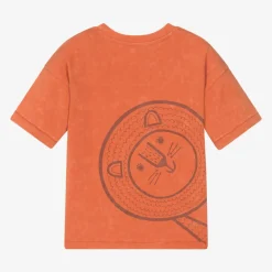 Roarsome Orange Cub Organic Cotton T-Shirt