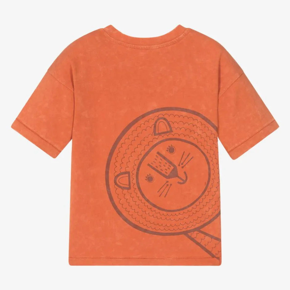 Roarsome Orange Cub Organic Cotton T-Shirt