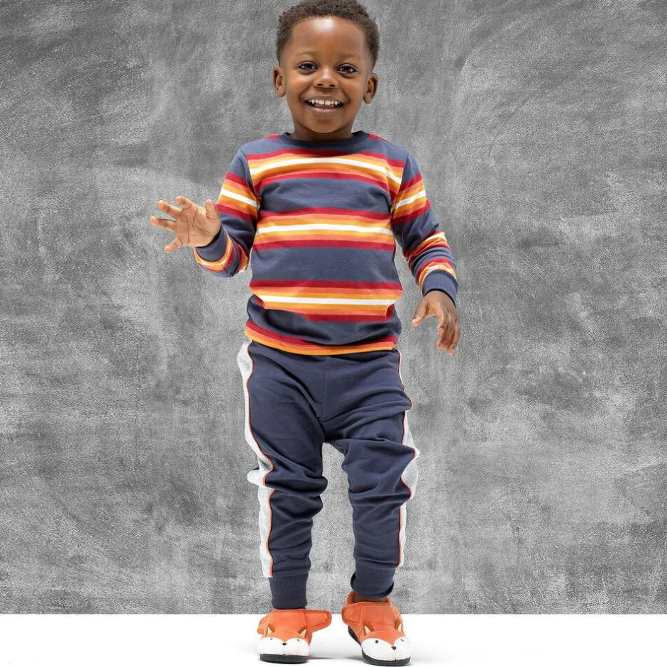 Chipmunks Orange Fox Velcro Slippers Hot