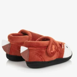 Chipmunks Orange Fox Velcro Slippers Hot