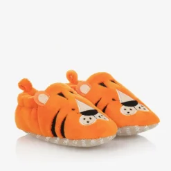 Chipmunks Orange Tiger Baby Slippers Sale