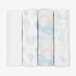 aden + anais Organic Cotton Muslin Swaddles (4 Pack) Hot