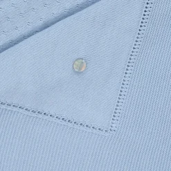 Artesanía Granlei Pale Blue Knitted Blanket (108cm)