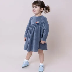 Early Days Pale Blue Leather Shoes Discount