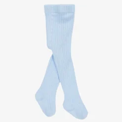 Mayoral Pale Blue Organic Cotton Baby Tights Sale
