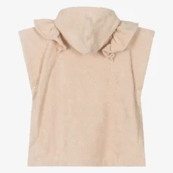 Elodie Pale Pink Hooded Cotton Poncho Towel PowderPink Best
