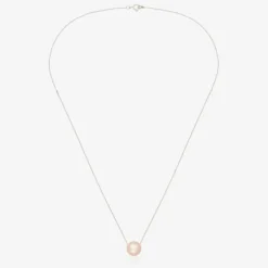 Raw Pearls Pearl & Silver Necklace (45cm) Online