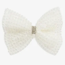 Cute Cute Pearl Bow Hair Clip (9cm) Discount