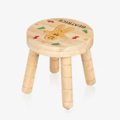 Treat Republic Personalised Christmas Gingerbread Wooden Stool