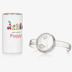 Treat Republic Personalised Christmas Train Sippy Cup (16cm) New