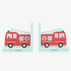 Treat Republic Sass amp; Belle Personalised Fire Engine Bookends (30cm) Online