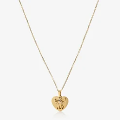 Treat Republic Personalised Gold Plated Guardian Angel Necklace (45cm) Hot