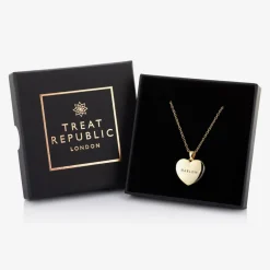 Treat Republic Personalised Gold-Plated Locket Necklace (45cm) Best