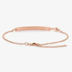 Treat Republic Personalised Rose Gold Swarovski Bracelet (21cm) Clearance