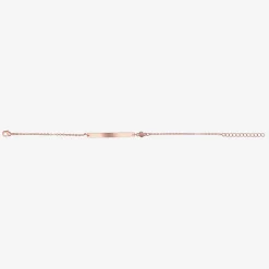 Treat Republic Personalised Rose Gold Swarovski Bracelet (21cm) Clearance