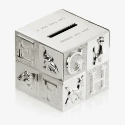 Treat Republic Personalised Silver Alphabet Money Box (10cm) Best