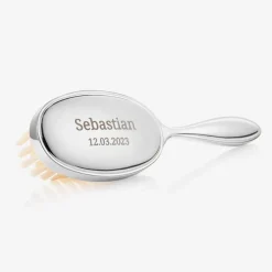 Treat Republic Personalised Silver Hairbrush & Comb Keepsake Best