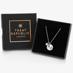 Treat Republic Personalised Silver Plated Butterfly Necklace (47cm) Best