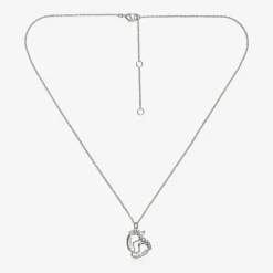 Treat Republic Personalised Silver Plated Baby Feet Necklace (45cm) Online