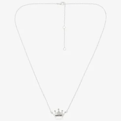 Treat Republic Personalised Silver Plated Princess Necklace (49cm) Hot