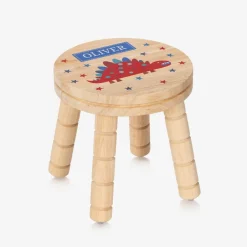 Treat Republic Personalised Wooden Dinosaur Stool Outlet