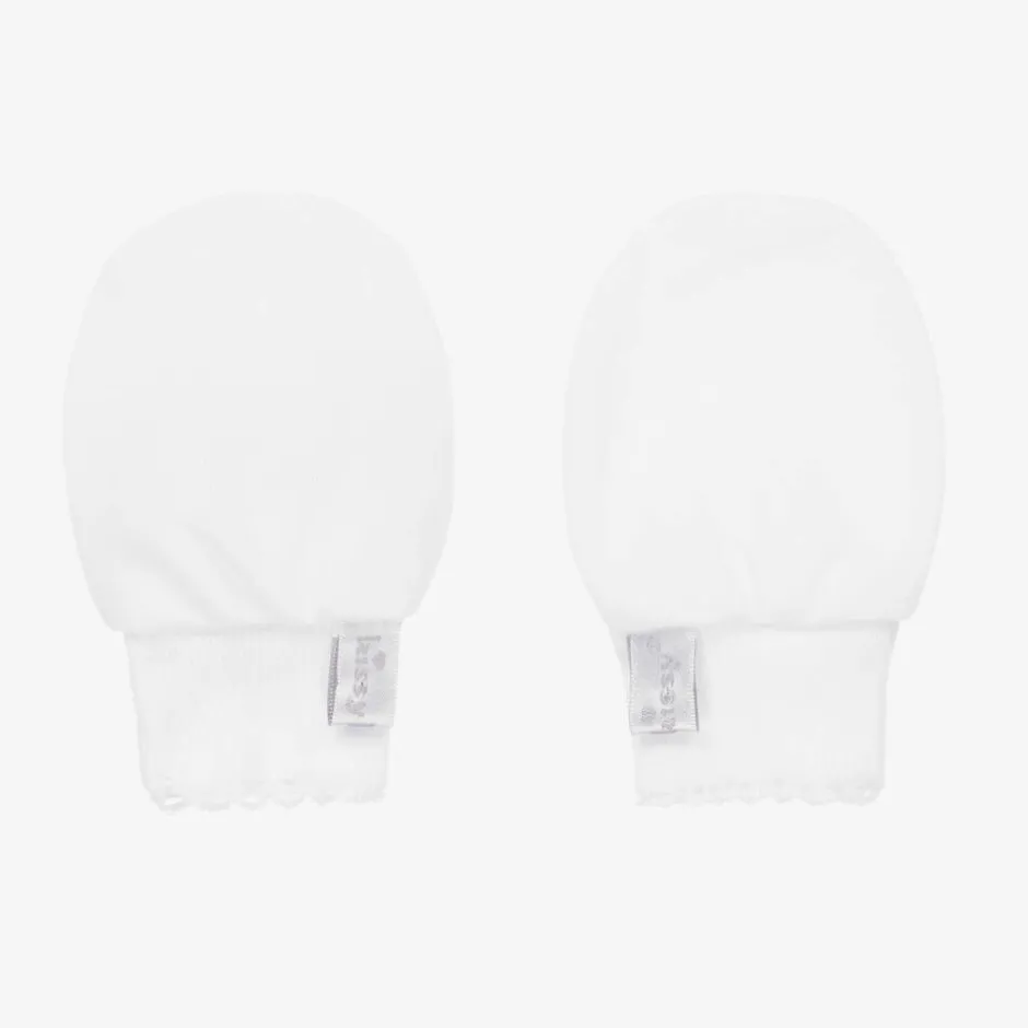 Kissy Kissy Pima Cotton Scratch Mittens