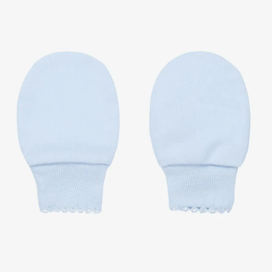 Kissy Kissy Pima Cotton Scratch Mittens Discount