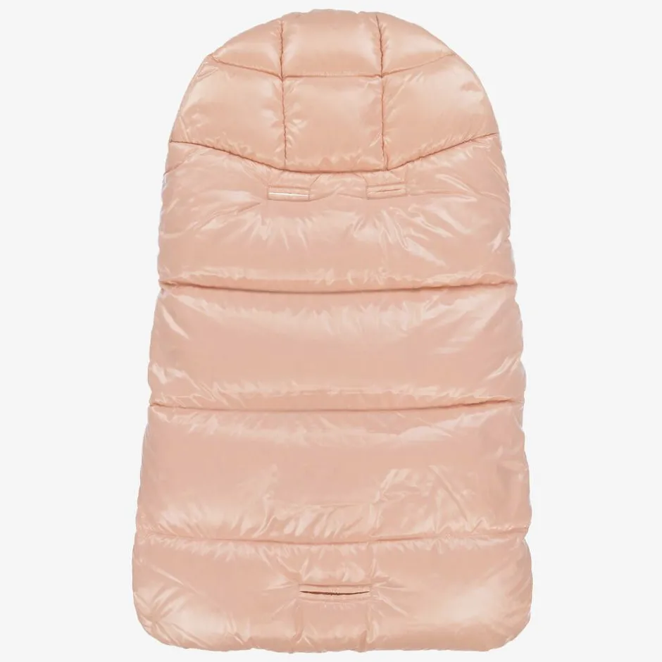 Moncler Enfant Pink & White Down Padded Baby Nest Hot