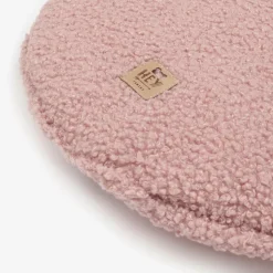 Jamiks Pink Bouclé Decorative Teddy Pillow (34cm) Online