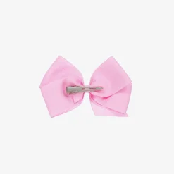 Peach Ribbons Pink Bow Hair Clip (12cm) Sale