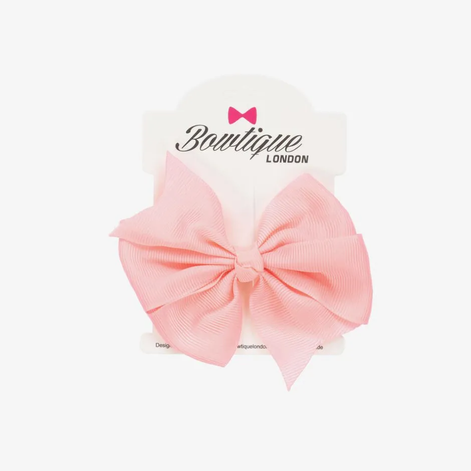 Bowtique London Bow Hair Clip (10cm) Pink Clearance