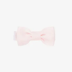Peach Ribbons Pink Bow Hair Clip (5cm) Outlet
