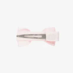 Peach Ribbons Pink Bow Hair Clip (5cm) Outlet