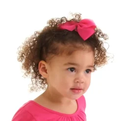 Peach Ribbons Pink Bow Hair Elastic (12cm) Outlet