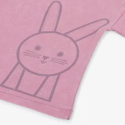 Roarsome Pink Bunny Organic Cotton T-Shirt Best
