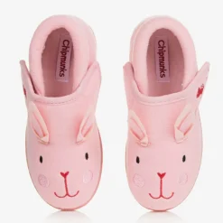 Chipmunks Pink Bunny Velcro Slippers Sale